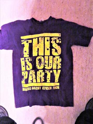 t shirts heren 1x paars This is our party 1x band shirt BEEF beschikbaar voor biedingen