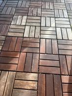 Houten Vloertegels 30x30 - 5m2 - RUNNEN IKEA, Ophalen of Verzenden, Gebruikt, Hout