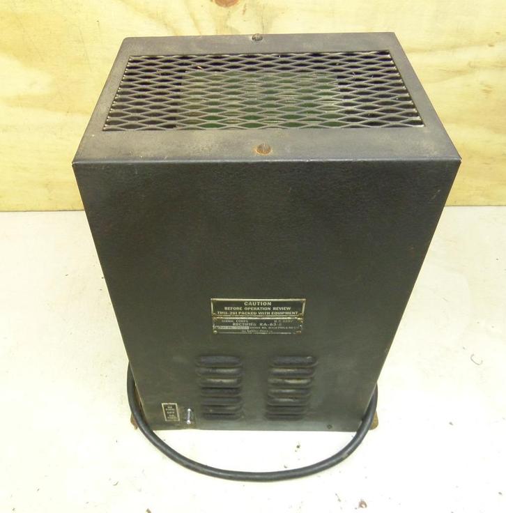 Signal Corps – U.S. Army - Rectifier RA-63-E (gelijkrichter), Verzamelen, Militaria | Algemeen, Landmacht, Amerika, Ophalen