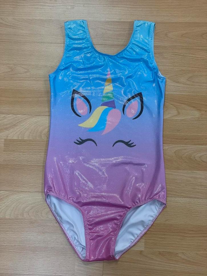 Nieuw Eenhoorn turnpakje - maat 128/134, Sport en Fitness, Turnen, Nieuw, Turnpak(je), Kindermaat 122 t/m 140, Roze, Ophalen of Verzenden