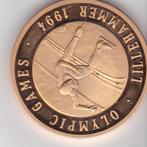 penning olmpic games 1994 lillehammer, Postzegels en Munten, Penningen en Medailles, Verzenden, Overige materialen