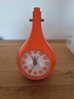 Vintage Oranje Bol Wekker/Klokje - Perfecte Staat, Witgoed en Apparatuur, Wekkers, Ophalen of Verzenden, Zo goed als nieuw, Analoog