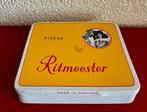 Vintage blikken sigarendoos Ritmeester Pikeur, Ophalen of Verzenden, Zo goed als nieuw