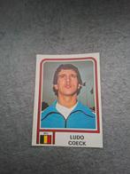 Panini sticker WK 78 Argentina. Ludo Coeck België., Hobby en Vrije tijd, Stickers en Plaatjes, Verzenden, Zo goed als nieuw, Sticker