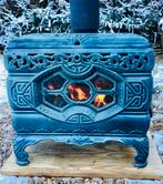 Antieke Franse Houtkachel - Faure Mah Jong - uniek!, Ophalen, Houtkachel, Zo goed als nieuw, Vrijstaand