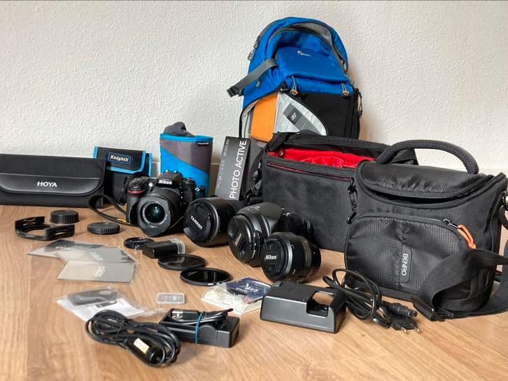 Complete, uitgebreide Nikon D7200 foto uitrusting, Audio, Tv en Foto, Fotocamera's Digitaal, Zo goed als nieuw, Nikon, 8 keer of meer