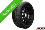 Aanbieding️ Zwarte velgen met nieuwe hogedrukband 195-50-13, Ophalen, Nieuw