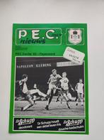 PEC Zwolle - Feyenoord programma 11-12-1983, Verzamelen, Sportartikelen en Voetbal, Verzenden, Zo goed als nieuw, Feyenoord, Overige typen