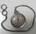 metaal - van buren - zakhorloge - 48 cm - horlogeketting, Antiek en Kunst, Ophalen of Verzenden