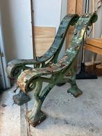 Gietijzeren tuinbank steunen, Tuin en Terras, Ophalen, Gebruikt