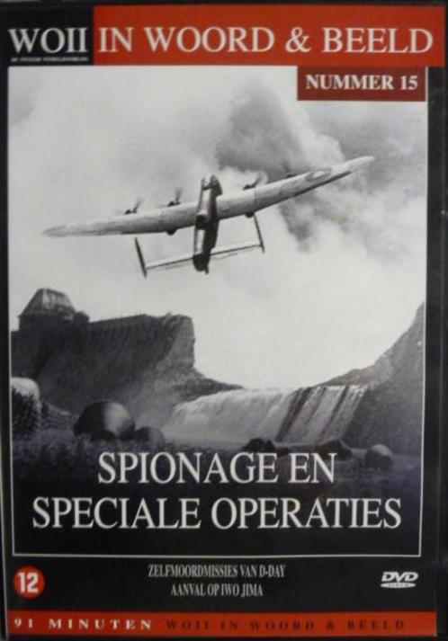 DVD Oorlog: WOII in woord & Beeld; 15: Spionage en speciale…, Cd's en Dvd's, Dvd's | Actie, Zo goed als nieuw, Oorlog, Vanaf 12 jaar