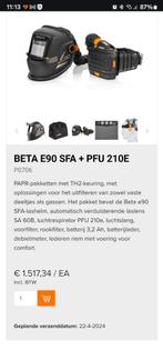 Kemppi Lashelm Beta E90 SFA + PFU 210E, Doe-het-zelf en Verbouw, Nieuw, Ophalen of Verzenden