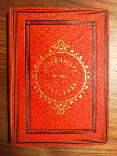 De Baron van Munchhausen en zijne zeldzame avonturen (1875), Antiek en Kunst, Antiek | Boeken en Bijbels, Ophalen of Verzenden