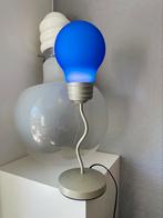 Vintage 1980’s POP ART Lamp GLOEILAMP Blauw, Pop Art, 50 tot 75 cm, Ophalen of Verzenden, Zo goed als nieuw