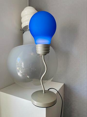 Vintage 1980’s POP ART Lamp GLOEILAMP Blauw beschikbaar voor biedingen