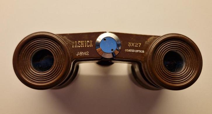 Yashica toneelkijker 3 x 27, Audio, Tv en Foto, Optische apparatuur | Verrekijkers, Gebruikt, Dakkant (recht), Minder dan 8x, Met hoes of tas