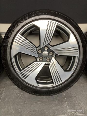 21” originele Audi Etron velgen + Michelin banden 5x112 4KE  beschikbaar voor biedingen