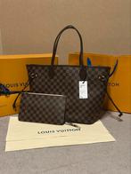 Louis Vuitton Neverfull Damien Ebene MM Rose, Ophalen of Verzenden, Zo goed als nieuw, Bruin, Handtas