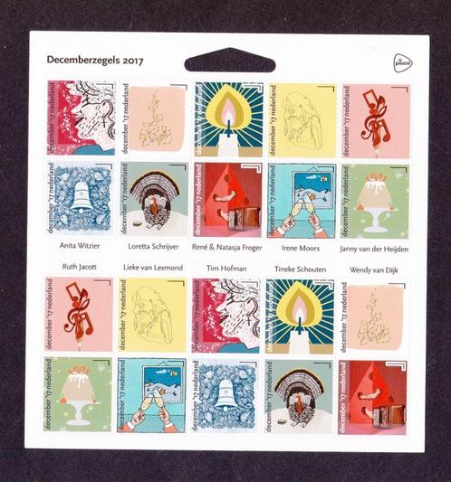 2017 Vel Decemberzegels 3588-3597 postfris, Postzegels en Munten, Postzegels | Nederland, Postfris, Na 1940, Verzenden