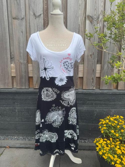 *Desiqual* Heerlijk zomerjurkje mt XL, Kleding | Dames, Jurken, Zo goed als nieuw, Maat 46/48 (XL) of groter, Zwart, Onder de knie