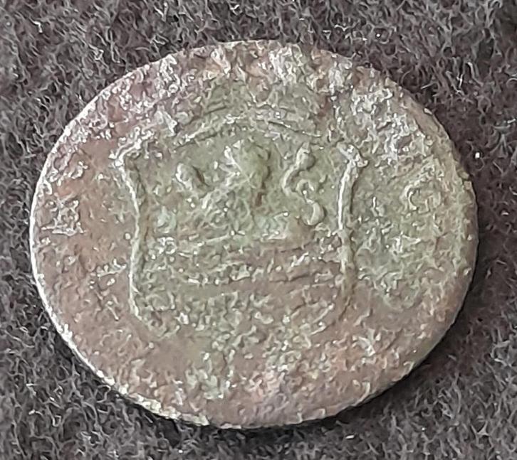 duit Zeeland 1797, Postzegels en Munten, Munten | Nederland, Losse munt, Overige waardes, Vóór koninkrijk, Ophalen of Verzenden