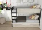 Jules stapelbed met slaaplade - 90x200 - Antraciet