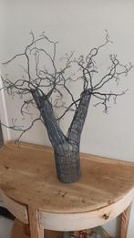 Prachtige Ijzerdraad boom 62hg.62br.,,kerstboom met lichtjes, Antiek en Kunst, Ophalen of Verzenden