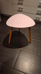 Leuk roze bijzettafeltje, Minder dan 45 cm, Minder dan 55 cm, Gebruikt, Ophalen of Verzenden