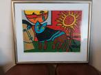 Schitterende Corneille zeefdruk, Antiek en Kunst, Kunst | Litho's en Zeefdrukken, Ophalen of Verzenden