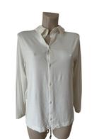 Le Tricot Perugia blouse zijde S, Kleding | Dames, Ophalen of Verzenden, Zo goed als nieuw, Maat 36 (S), Wit
