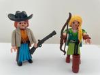 Playmobil. Indiaan en cowboy. Vrouwen, Ophalen of Verzenden, Zo goed als nieuw