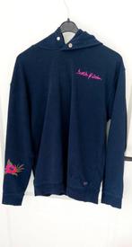 organic scotch & soda hoody blauw maat M met bloemen, Maat 38/40 (M), Blauw, Scotch & Soda, Ophalen of Verzenden