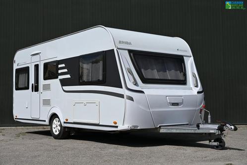 Eriba Exciting 471 Enkbedden|Mover|Voortent|Luifel|BOVAG25, Caravans en Kamperen, Caravans, Bedrijf, tot en met 4, 1000 - 1250 kg
