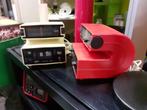 Form Radio design Graetz space age rood wit retro jaren 70, Gebruikt, Wekker of Tafelklok, Graets, ?