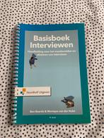Basisboek interviewen, Boeken, Ophalen of Verzenden, Beta, Zo goed als nieuw, HBO