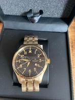 alpha siera automatic ams03 horloge zwaar heren goud kleur, Ophalen of Verzenden