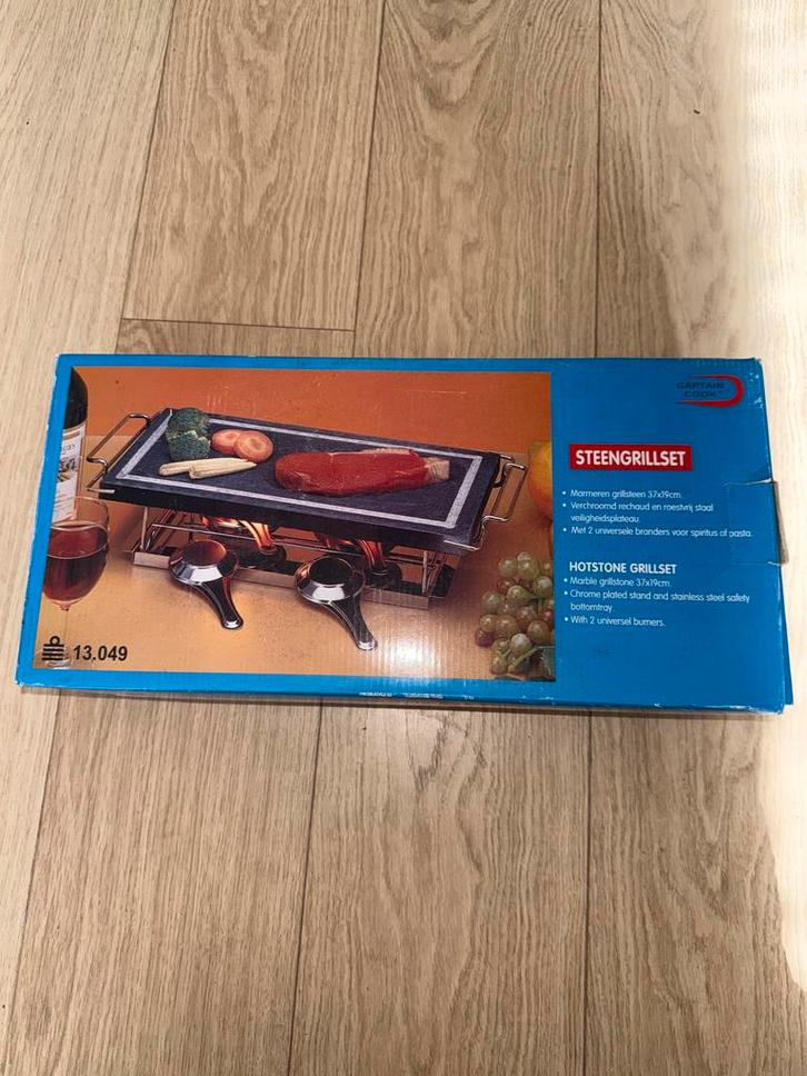 Steengrillset Captain Cook - Nieuw in doos!, Huis en Inrichting, Keuken | Keukenbenodigdheden, Nieuw, Ophalen