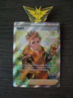 6434: nieuwe pokemonkaart Glimmend Trainer SPARK + Speld, Verzenden, Nieuw, Losse kaart, Foil