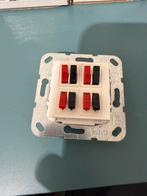 1x Gira luidsprekeraansluiting viervoudig wit glans, Ophalen, Nieuw, Overige typen