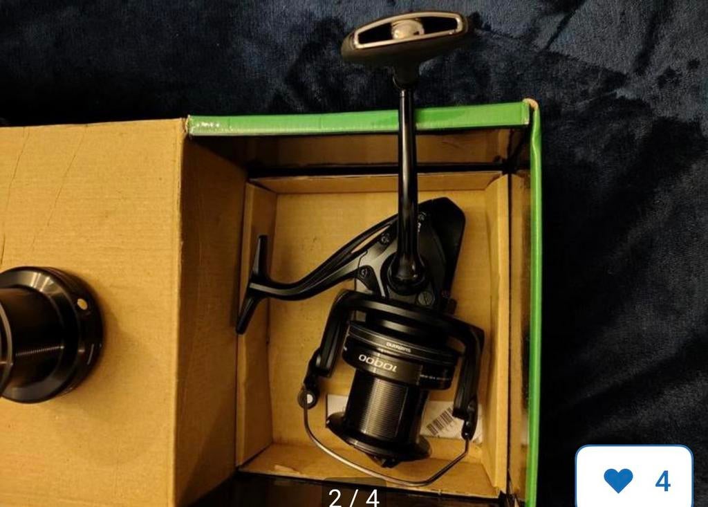 GEZOCHT shimano aerlex 10000 xtb, Watersport en Boten, Hengelsport | Karpervissen, Ophalen of Verzenden, Zo goed als nieuw, Molen