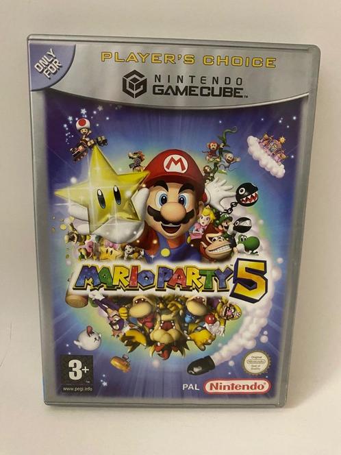 Nintendo Gamecube spel Mario Party 5, Spelcomputers en Games, Games | Nintendo GameCube, Zo goed als nieuw, 3 spelers of meer