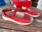 Wolky sansalen rood leer maat 43, Kleding | Dames, Ophalen of Verzenden, Nieuw, Rood