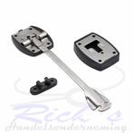 Deurvastzetter GTO rvs compleet lange versie 225 mm