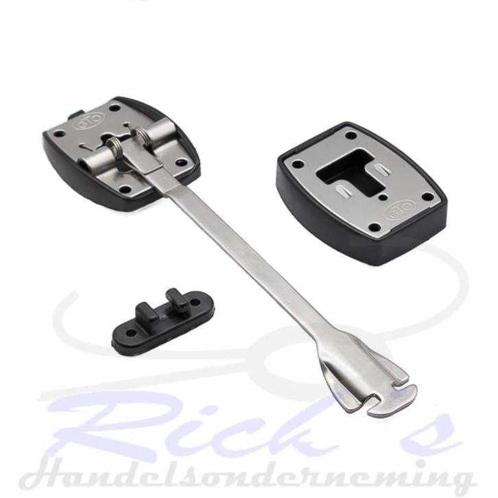 Deurvastzetter GTO rvs compleet lange versie 225 mm, Caravans en Kamperen, Caravan accessoires, Nieuw, Verzenden