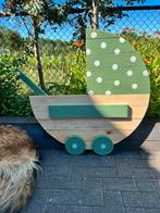 Geboortebord naar wens gemaakt. Grais naambordje met naam., Ophalen, Nieuw, Geboortebord