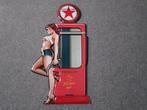 PIN UP GIRL MET SPIEGEL RECLAMEBORD, Ophalen, Zo goed als nieuw, Reclamebord