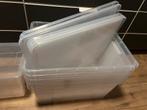 5x IKEA Samla bak met deksel - 45 liter 57x39x28, Ophalen, Zo goed als nieuw, Minder dan 40 cm, Minder dan 35 cm