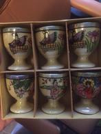 6 eierdopjes Chinees porselein in doos jaren 70, Antiek en Kunst, Antiek | Porselein, Ophalen