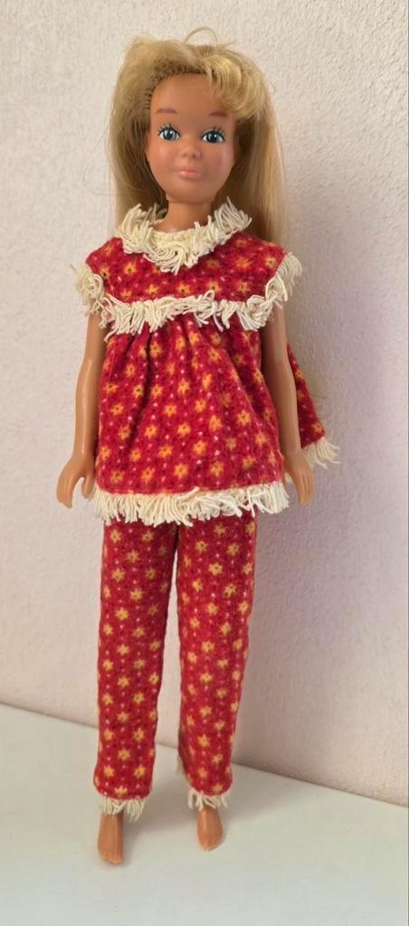 Barbie Skipper vintage 80s in Wooly PJ's jaren 60, Verzamelen, Poppen, Ophalen of Verzenden
