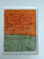 Relief van Maggie Luijtjens, O(hne) T(itel) 16 x 23 cm, Antiek en Kunst, Ophalen